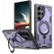Phonesta MagLock Armor Back Cover hoesje met ring en MagSafe voor Samsung Galaxy S25 Ultra - Paars