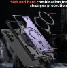 Phonesta MagLock Armor Back Cover hoesje met ring en MagSafe voor Samsung Galaxy S25 Ultra - Paars 5