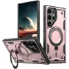 Phonesta MagLock Armor Back Cover hoesje met ring en MagSafe voor Samsung Galaxy S25 Ultra - Roségoud