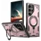 Phonesta MagLock Armor Back Cover hoesje met ring en MagSafe voor Samsung Galaxy S25 Ultra - Roségoud