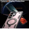 Phonesta MagLock Armor Back Cover hoesje met ring en MagSafe voor Samsung Galaxy S25 Ultra - Roségoud 6