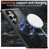Phonesta MagLock Armor Back Cover hoesje met ring en MagSafe voor Samsung Galaxy S25 Ultra - Zwart 3