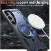 Phonesta MagLock Armor Back Cover hoesje met ring en MagSafe voor Samsung Galaxy S25/S24 - Donkerblauw 3
