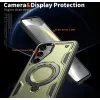 Phonesta MagLock Armor Back Cover hoesje met ring en MagSafe voor Samsung Galaxy S25/S24 - Groen 6