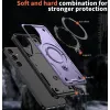 Phonesta MagLock Armor Back Cover hoesje met ring en MagSafe voor Samsung Galaxy S25/S24 - Paars 5