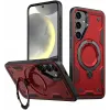 Phonesta MagLock Armor Back Cover hoesje met ring en MagSafe voor Samsung Galaxy S25/S24 - Rood