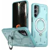 Phonesta MagLock Armor Back Cover hoesje met ring en MagSafe voor Samsung Galaxy S25 Plus/S24 Plus - Lichtblauw