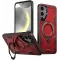 Phonesta MagLock Armor Back Cover hoesje met ring en MagSafe voor Samsung Galaxy S25 Plus/S24 Plus - Rood