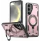 Phonesta MagLock Armor Back Cover hoesje met ring en MagSafe voor Samsung Galaxy S25 Plus/S24 Plus - Roségoud