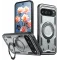 Phonesta MagLock Armor Back Cover hoesje met ring en MagSafe voor Google Pixel 9 / 9 Pro - Grijs