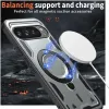 Phonesta MagLock Armor Back Cover hoesje met ring en MagSafe voor Google Pixel 9 / 9 Pro - Grijs 3