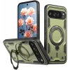 Phonesta MagLock Armor Back Cover hoesje met ring en MagSafe voor Google Pixel 9 / 9 Pro - Groen