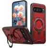 Phonesta MagLock Armor Back Cover hoesje met ring en MagSafe voor Google Pixel 9 / 9 Pro - Rood