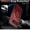 Phonesta MagLock Armor Back Cover hoesje met ring en MagSafe voor Google Pixel 9 / 9 Pro - Rood 4