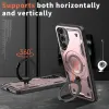 Phonesta MagLock Armor Back Cover hoesje met ring en MagSafe voor Samsung Galaxy A16 - Roségoud 2