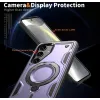 Phonesta MagLock Armor Back Cover hoesje met ring en MagSafe voor Samsung Galaxy S24 FE - Paars 6