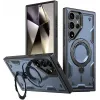 Phonesta MagLock Armor Back Cover hoesje met ring en MagSafe voor Samsung Galaxy S24 Ultra - Donkerblauw