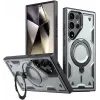 Phonesta MagLock Armor Back Cover hoesje met ring en MagSafe voor Samsung Galaxy S24 Ultra - Grijs