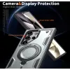 Phonesta MagLock Armor Back Cover hoesje met ring en MagSafe voor Samsung Galaxy S24 Ultra - Grijs 6