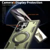 Phonesta MagLock Armor Back Cover hoesje met ring en MagSafe voor Samsung Galaxy S24 Ultra - Groen 6