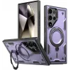 Phonesta MagLock Armor Back Cover hoesje met ring en MagSafe voor Samsung Galaxy S24 Ultra - Paars