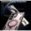 Phonesta MagLock Armor Back Cover hoesje met ring en MagSafe voor Samsung Galaxy S24 Ultra - Roségoud 6