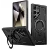 Phonesta MagLock Armor Back Cover hoesje met ring en MagSafe voor Samsung Galaxy S24 Ultra - Zwart