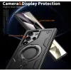 Phonesta MagLock Armor Back Cover hoesje met ring en MagSafe voor Samsung Galaxy S24 Ultra - Zwart 6