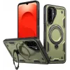Phonesta MagLock Armor Back Cover hoesje met ring en MagSafe voor Samsung Galaxy A26 - Groen