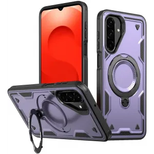 Phonesta MagLock Armor Back Cover hoesje met ring en MagSafe voor Samsung Galaxy A26 - Paars