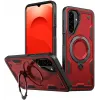 Phonesta MagLock Armor Back Cover hoesje met ring en MagSafe voor Samsung Galaxy A26 - Rood