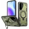 Phonesta MagLock Armor Back Cover hoesje met ring en MagSafe voor Samsung Galaxy A36/A56 - Groen