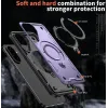 Phonesta MagLock Armor Back Cover hoesje met ring en MagSafe voor Samsung Galaxy A36/A56 - Paars 5