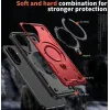 Phonesta MagLock Armor Back Cover hoesje met ring en MagSafe voor Samsung Galaxy A36/A56 - Rood 5