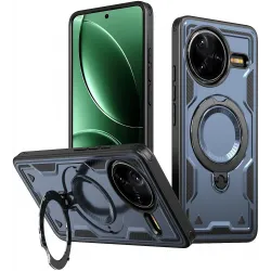 Phonesta MagLock Armor Back Cover hoesje met ring en MagSafe voor Xiaomi Poco F7 Pro/F7 Ultra - Donkerblauw