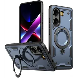 Phonesta MagLock Armor Back Cover hoesje met ring en MagSafe voor Xiaomi Poco X7 Pro - Donkerblauw