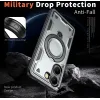 Phonesta MagLock Armor Back Cover hoesje met ring en MagSafe voor Xiaomi Poco X7 Pro - Grijs 4