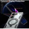 Phonesta MagLock Armor Back Cover hoesje met ring en MagSafe voor Xiaomi Poco X7 Pro - Grijs 6