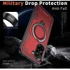 Phonesta MagLock Armor Back Cover hoesje met ring en MagSafe voor Xiaomi Redmi A5 171.7mm - Rood 4