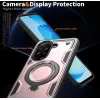 Phonesta MagLock Armor Back Cover hoesje met ring en MagSafe voor Xiaomi Redmi A5 171.7mm - Roségoud 6