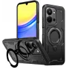 Phonesta MagLock Armor Back Cover hoesje met ring en MagSafe voor Xiaomi Redmi 15C / Xiaomi Poco C85 - Zwart 0