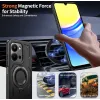 Phonesta MagLock Armor Back Cover hoesje met ring en MagSafe voor Xiaomi Redmi 15C / Xiaomi Poco C85 - Zwart 2