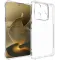 Phonesta Pure Shockproof Silicone Back Cover hoesje voor Motorola Signature - Transparant