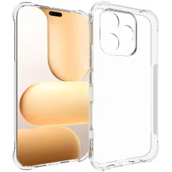 Phonesta Pure Shockproof Silicone Back Cover hoesje voor HONOR 600 Lite - Transparant