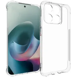 Phonesta Pure Shockproof Silicone Back Cover hoesje voor Motorola Moto G67/G77 - Transparant