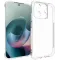 Phonesta Pure Shockproof Silicone Back Cover hoesje voor Motorola Moto G67/G77 - Transparant