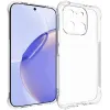 Phonesta Pure Shockproof Silicone Back Cover hoesje voor Realme 16 Pro - Transparant