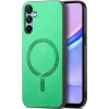 Phonesta Retro Vegan Leather MagSafe Back Cover hoesje voor Samsung Galaxy A15 4G/5G - Groen