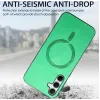 Phonesta Retro Vegan Leather MagSafe Back Cover hoesje voor Samsung Galaxy A15 4G/5G - Groen 6