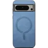 Phonesta Retro Vegan Leather MagSafe Back Cover hoesje voor Google Pixel 9 Pro XL - Blauw 3
